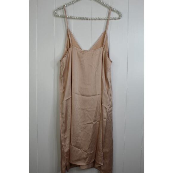 NWT Skin Worldwide Silk Slip Dress in Ballet Pink Size 5/XXL - Picture 8 of 9